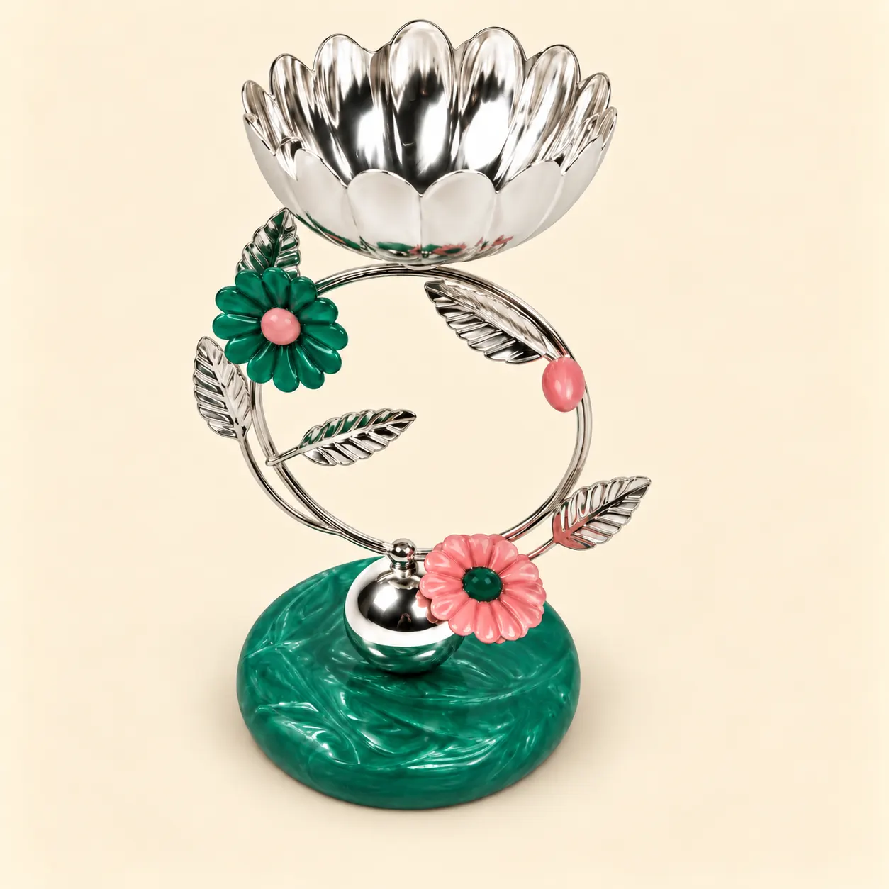 Silver Decorative Bowl-1