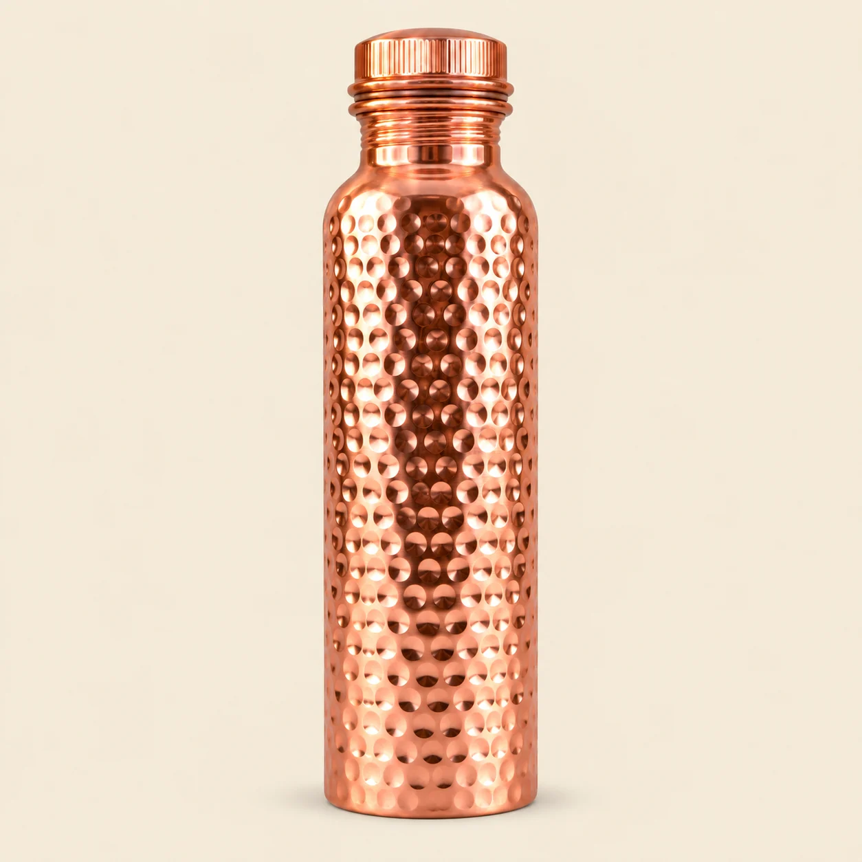 Hammered Copper Water Bottle image 2